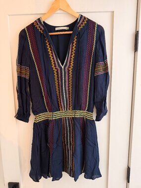 Alice + Olivia Mini Blue Dress, Size: 2